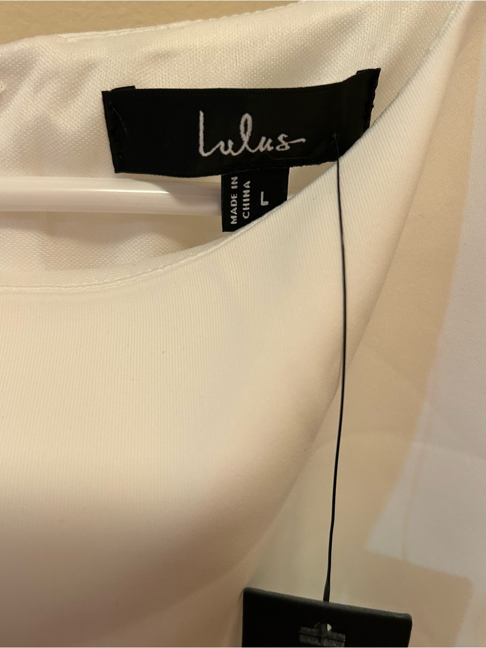 Lulu's White Puff-Sleeve Midi Sheath Dress - Picture 2 of 4